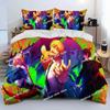3D Anime Chainsaw Man Denji Cartoon Bedding Set Printed Duvet Cover Sheet Pillowcase Bed Soft Quilt Cover Full Queen King Size