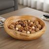 Irregular Shape Fruit Tray Polished Serving Bowl Creative Wooden Salad Bowl  Vegetable