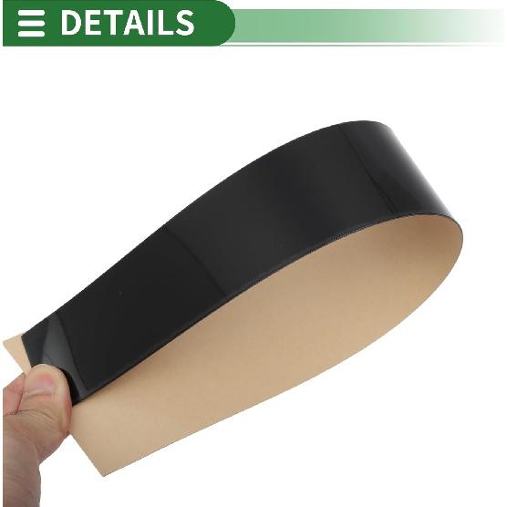 Motoforti Door Pillar Window Trim Anti Scratch Sticker Pillar Posts Door Outer Exterior Cover for Honda Accord 2003-2007 Black