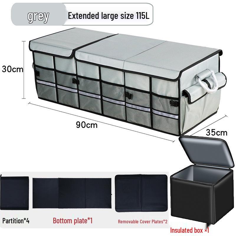 Foldable Car Trunk Organizer Box for Outdoor Use