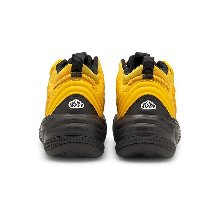 Puma J. Cole X RS-Dreamer 2 Jr Janurary 28th Kids Sneakers Yellow Spectra-Yellow Black 194851-02