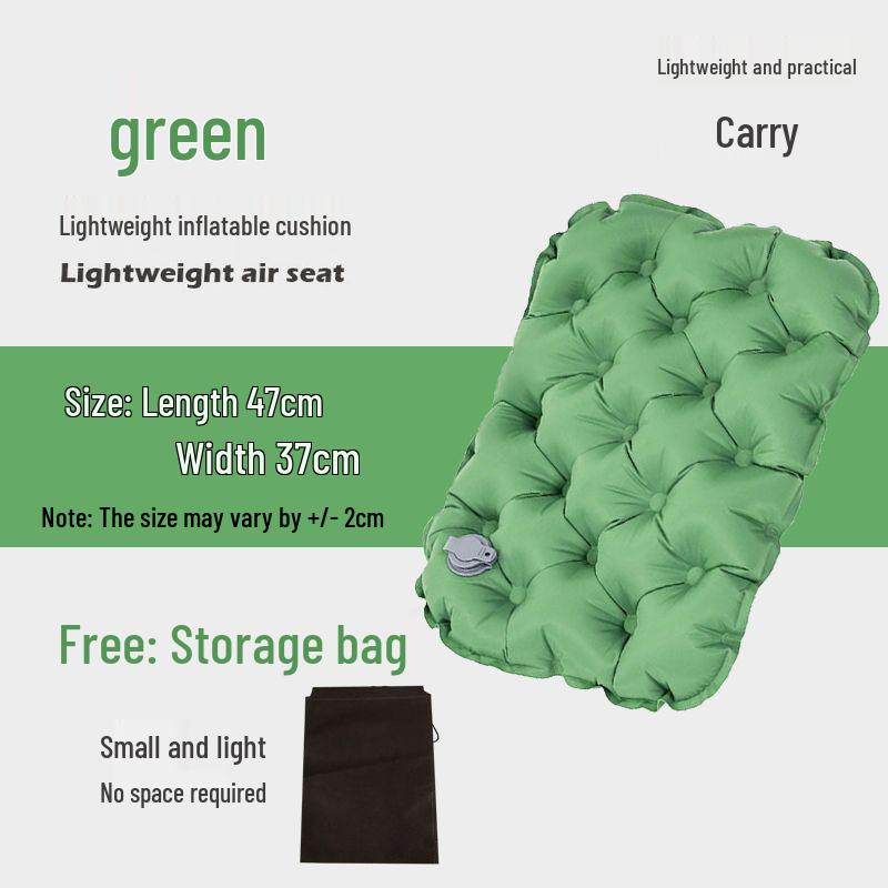Портативная надувная подушка-сиденье на половину тела - Складной комфорт для офиса кемпинга и походов 1130₽