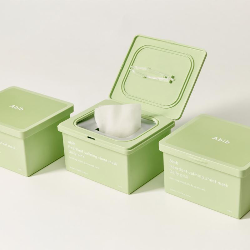 ABIB Heartleaf Calming Sheet Mask Daily Pick 350ml 30EA