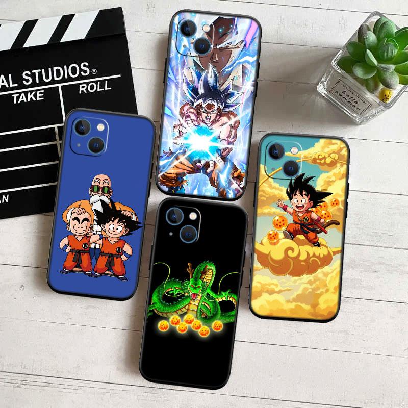 Anime Dragon Ball Goku Phone Case for Samsung Galaxy Note 10 20 S23 S22 Ultra FE Plus M06 M15 M16 M35 M55
