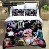3D Print Fashion Avril Singer Lavigne Bedding Set Boys Girls Twin Queen Full Size Duvet Cover Pillowcase Bed Adult Bedroom
