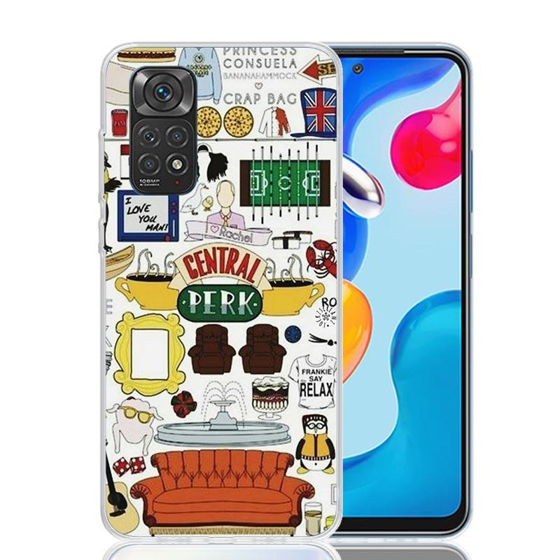 Friends Tv Show Funny Family Case Phone Cover for Xiaomi Redmi Note 14 13 12S 12 11S 11 11T 11E 10S 10 Pro Plus 5G Trend Fundas