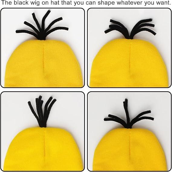 Strój Minionków Despicable Me: Czapka dziergana, Okulary, Gogle, Rękawice, Sukienka kombinezonowa - Dostępne