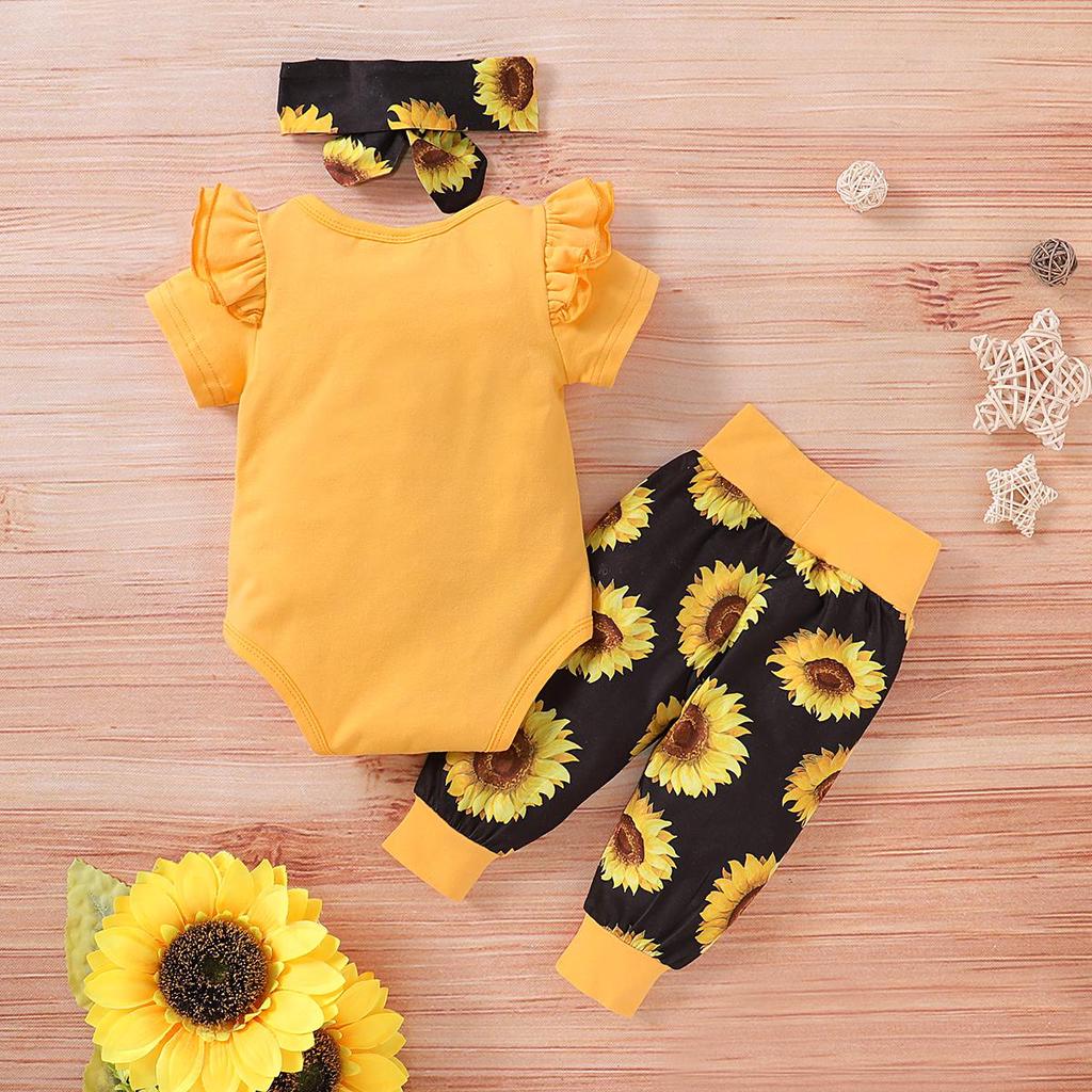 Baumwolle Neugeborenes Baby Mädchen Kleidung Strampler Body Hosen Sassy Outfit Sommer