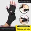Copper Fiber Half Finger Rehabilitation Gloves for Joint Pain Relief