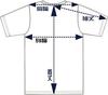 Fourcart Godzilla T-Shirt, Thirty-six Views of Mount Fuji, Large Monster, Navy, XL (Chest 90-96cm)