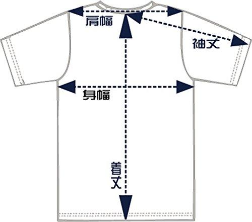 Fourcart Godzilla T-Shirt, Thirty-six Views of Mount Fuji, Large Monster, Navy, XL (Chest 90-96cm)