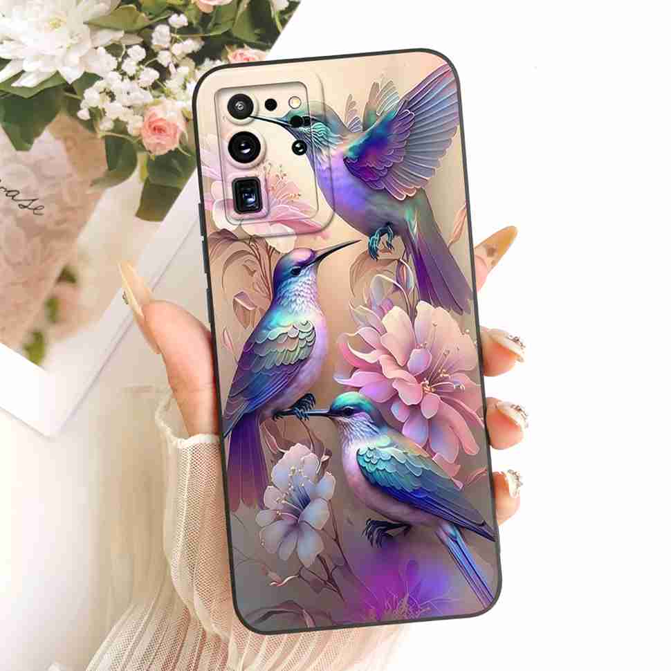 For Samsung Galaxy S20 Ultra Case Fashion Cartoon Rabbit Silicone Back Cover For Samsung S20 Ultra 4G 5G Bumper Phone Cases