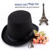 Versatile Black Top Hat for Magician and Gentleman Halloween Costume