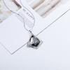 Women Diamond Pendant Long Sweater Chain Necklace Party Jewelry Gift