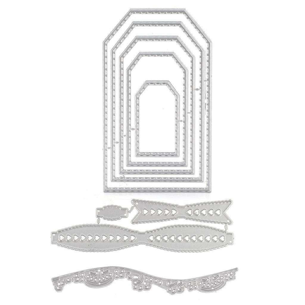 3pcs Die Cuts Carbon Steel Practical Portable Scrapbooking Carving Mould for Decoration