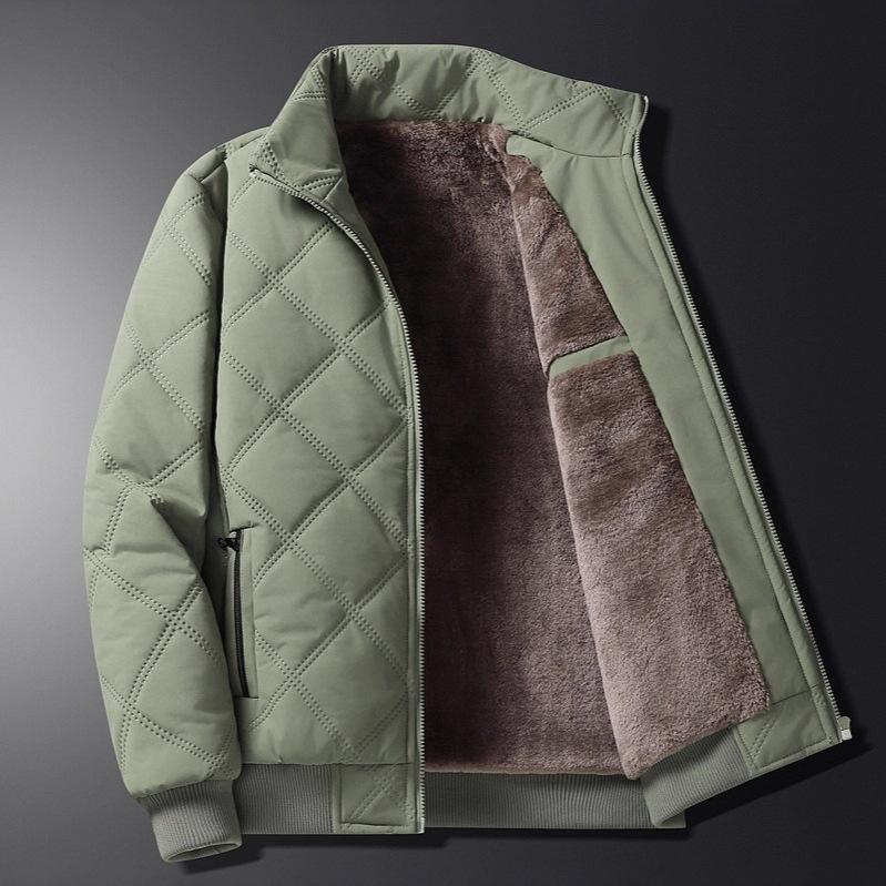 Parka invernali casual caldi giacche outdoor collo alto antivento abbigliamento maschile ispessito comodi cappotti di cotone