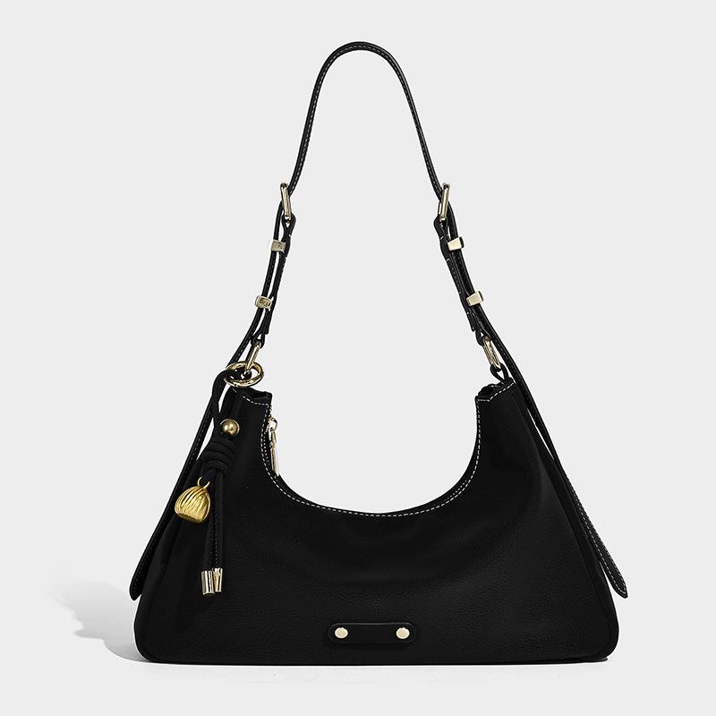

Niche Design Retro Tote Bag for Women 2025 Autumn Winter New Single Shoulder Crossbody Bag High-end Commuter Women s Bag чёрный