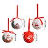Christmas Tree Decor Foam Sticker Set With Santa And Reindeer Ornaments For Holiday Celebration