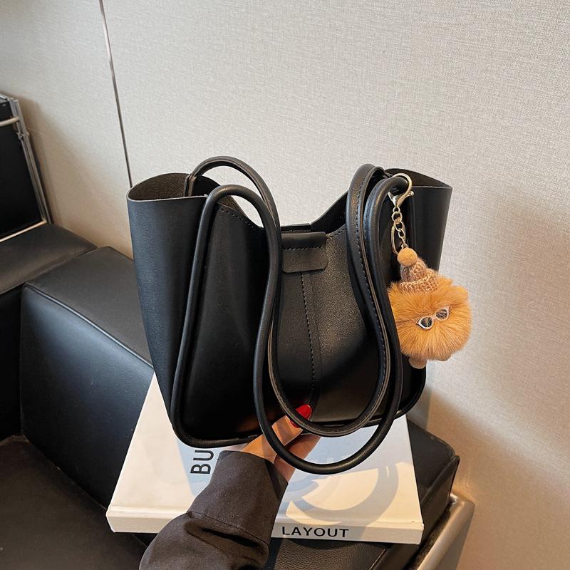 Premium Tasche Damen neue Nische heute beliebte Schultertasche große Kapazität Pendler-Tasche Bucket Bag