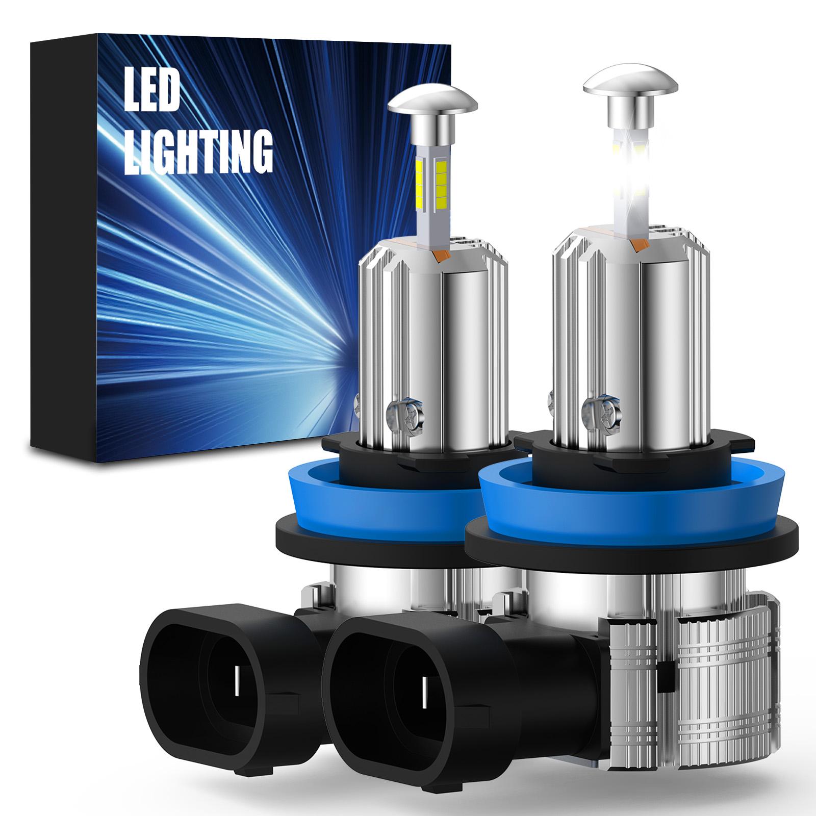 

2pcs H11 LED Headlight Bulbs 800% Brighter Wireless Headlight Bulbs