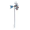 Outside Colorful Iron Spinner for Garden and Yard Decoration Wind Spinner Outdoor Bird Device Windmill Outdoor