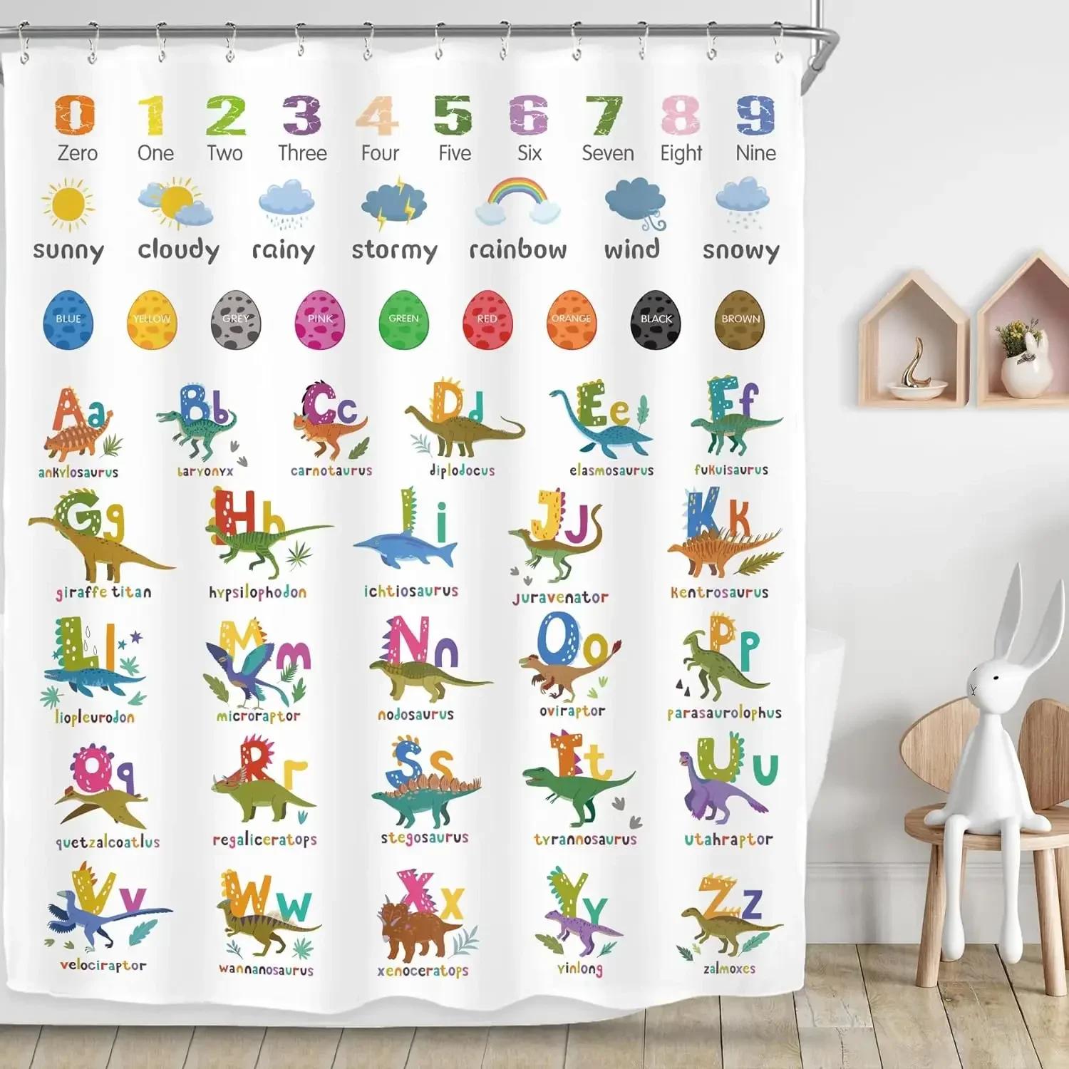 

Multi-style Shower Curtain With Hooks Waterproof Washable Easy Install For Home Hotel Rental Bathroom 90x180cm