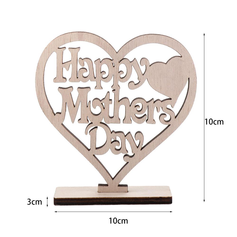 Embellishments For Mom Freestanding Perfect Gift Heart Plaque Plaque Gift Ornament Hollow Ornament