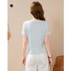 Demana Women's V-Neck Short Sleeve Summer T-Shirt