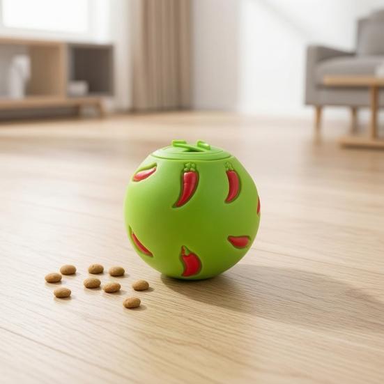 Pet Treat Dispenser Ball Adjustable Treat Dispensing Ball Rolling Ball Slow Feeder Enrichment Toy