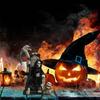 Böse Sensemann Statue Sensemann auf Knochenthron Statue Mit Sense Für Halloween Gruselige Gotische Dekoration Skulpturen Fantasy Dekor
