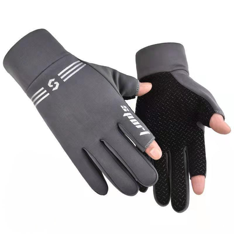 Thermal Gloves Autumn Winter Windproof Anti-Slip Touchscreen Running Cycling Sports Outdoor Adult Thick Warm