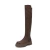Retro Over-knee Boots for Small Autumn and Winter New Thick-soled Thin Boots for Women