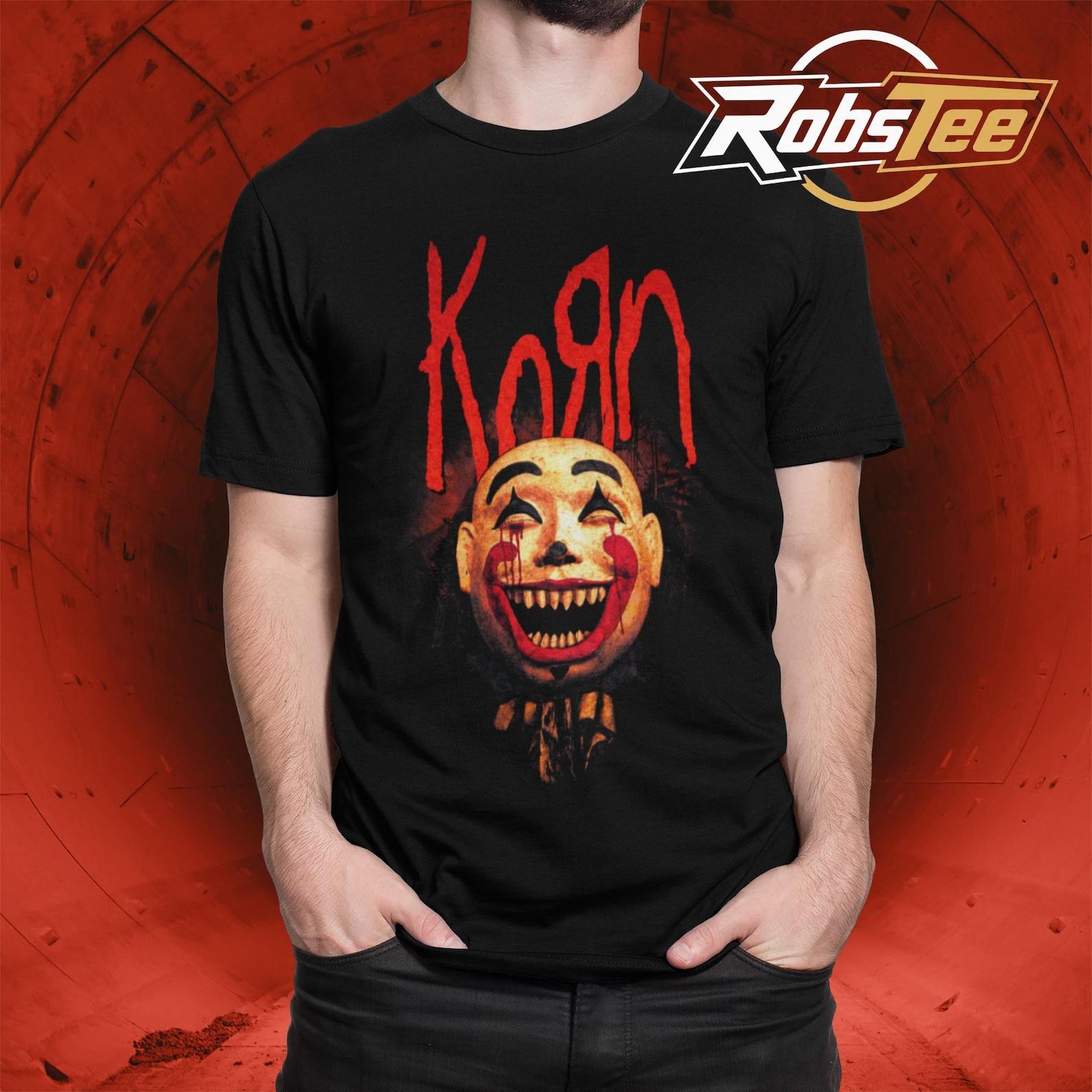 Korn Follow The Leader T-Shirt, Unisex Nu Metal Graphic Tee, Y2k Rock Fan Merch 3XL