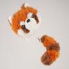 Animal Pulling Tail Panda Plush Pendant Cartoon Red Panda Plushies Pendant  Backpack Decor