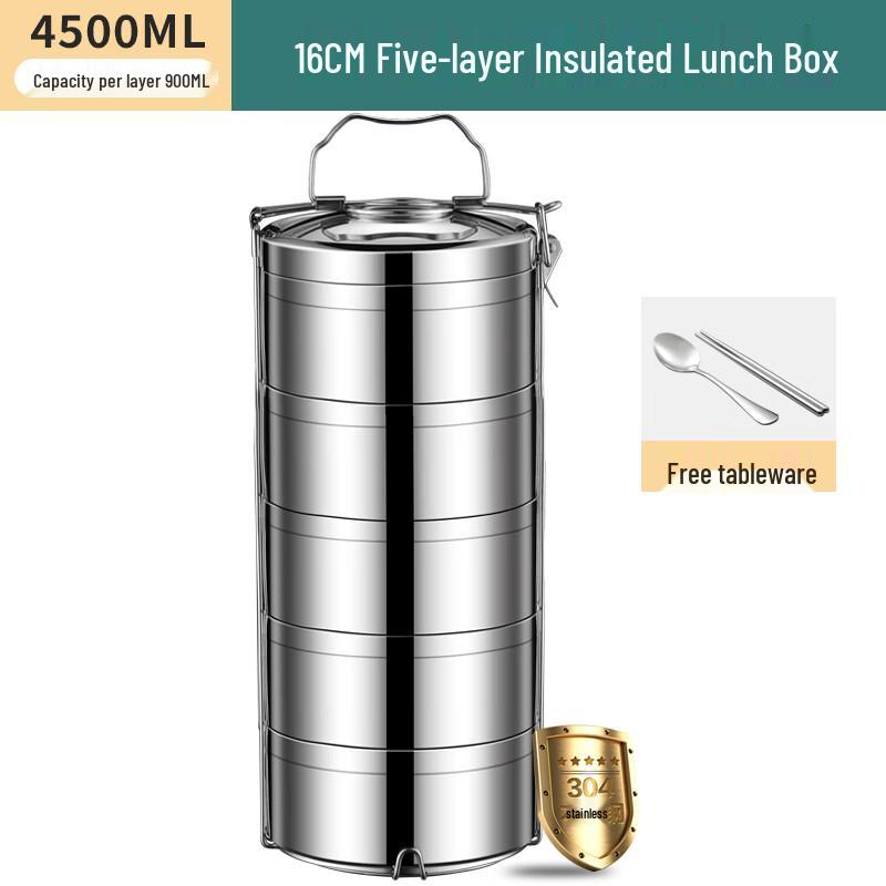 Ru Han 3-Layer Stainless Steel Thermal Bento Lunch Box