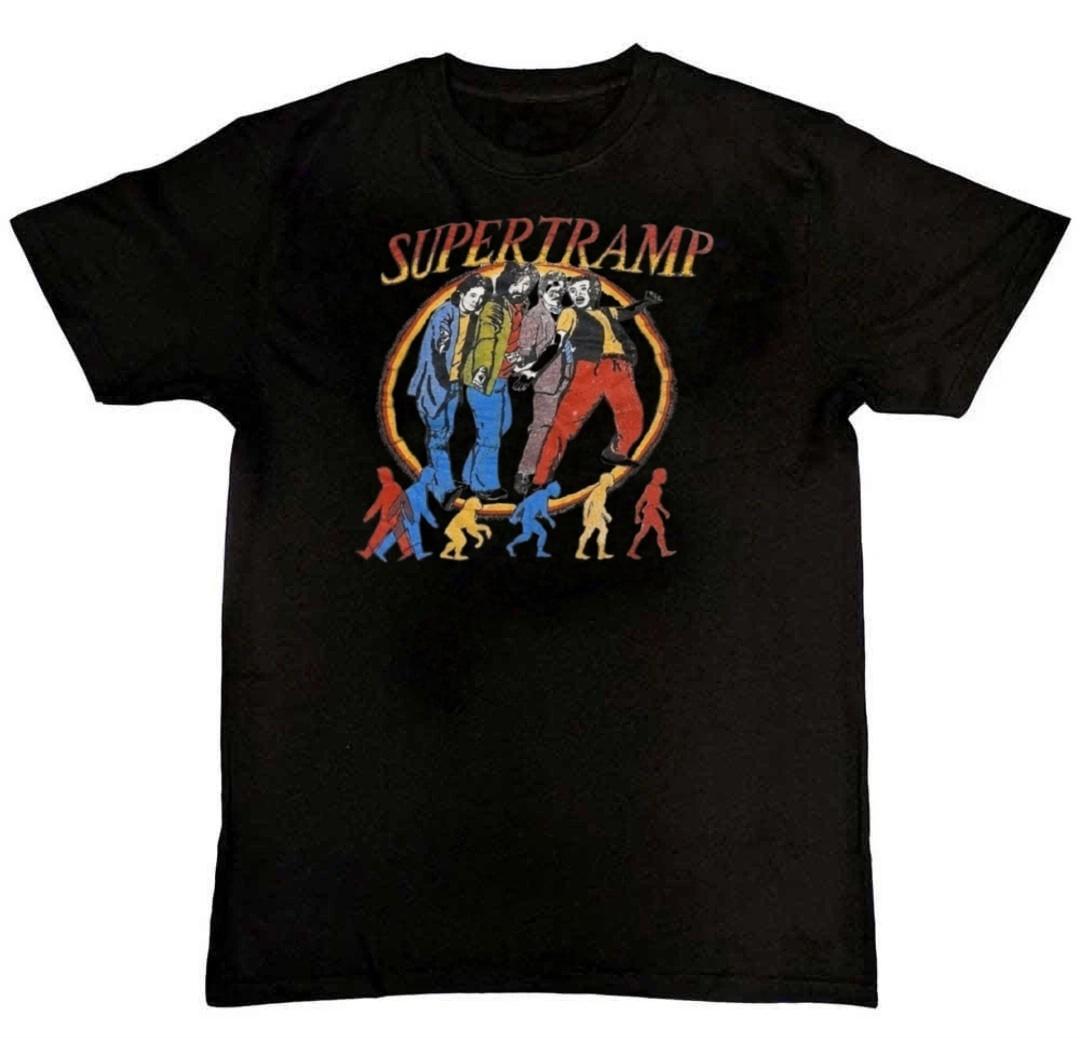 Retro Vintage Supertramp Tour Graphic PrintMens T-Shirt S-4XL XL