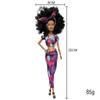 Multi-articulated Black Skinned African Doll