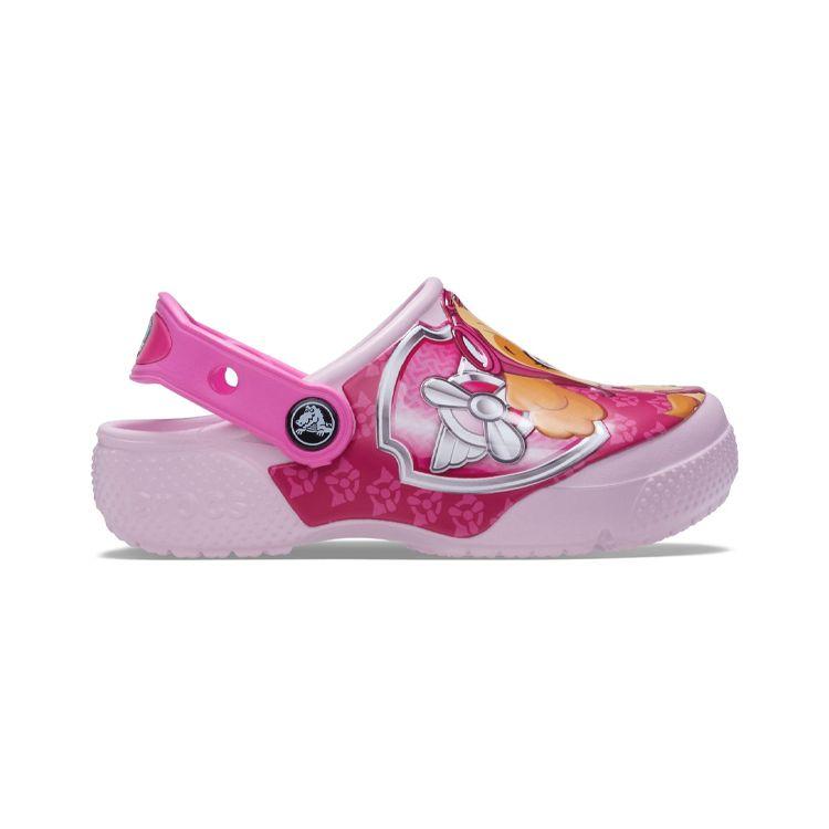 Crocs Fun Lab Paw Patrol Outdoor Flat-Head Patch Wood Sandals Kids Sandals Pink 207195-6GD