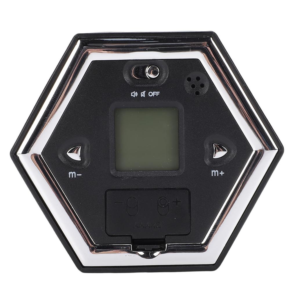 Rotating Timer 60 Minutes Preset Magnetic Hexagon Desk Flip Productivity Timer for Kitchen Cooking Studying