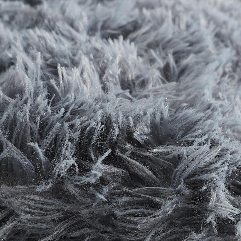 Gray Area Rug 120x180cm Soft Floor Carpet
