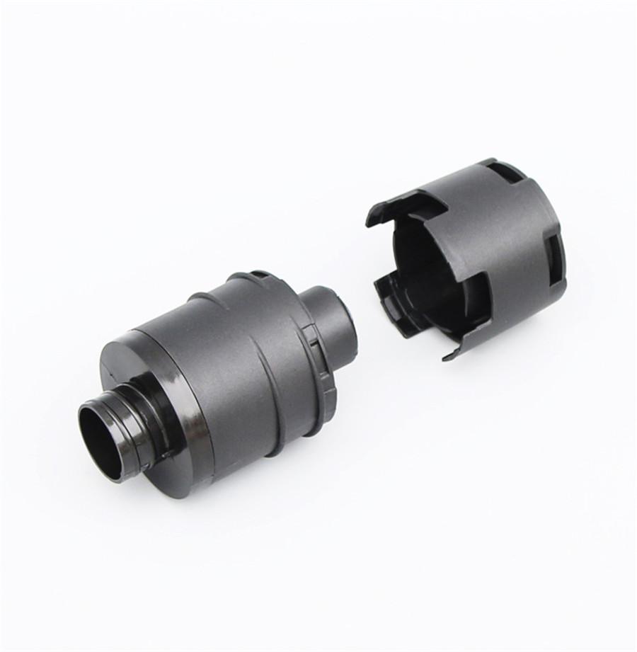 2×25mm Diesel Combustion Auto Heater Air Intake Filter Plastic Black  for Webasto/for Eberspacher Auto Heater