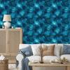 Watercolor Galaxy Wallpaper In Turquoise, Navy Blue, and Mint 50x1000
