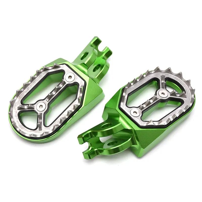 Wide Footrest Foot Pegs Steps For Kawasaki KX250 250F 05-07, KX250F KX450F KX250X KX450X KX450SR KX250 KX450 KLX450R 2007-