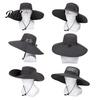 Windproof Hat for Riding Sun Men And Women, Breathable Wide Brim Fishing Outdoor Work Hat, UV Protection Cap Camping Hiking Gardening