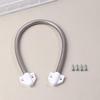 Cavo di Controllo Accessi con Anello Metallico Antischicciamento per Porta e Finestra, Cavo di Controllo Accessi a Montaggio Esterno, Protezione Cavo di Controllo Accessi
