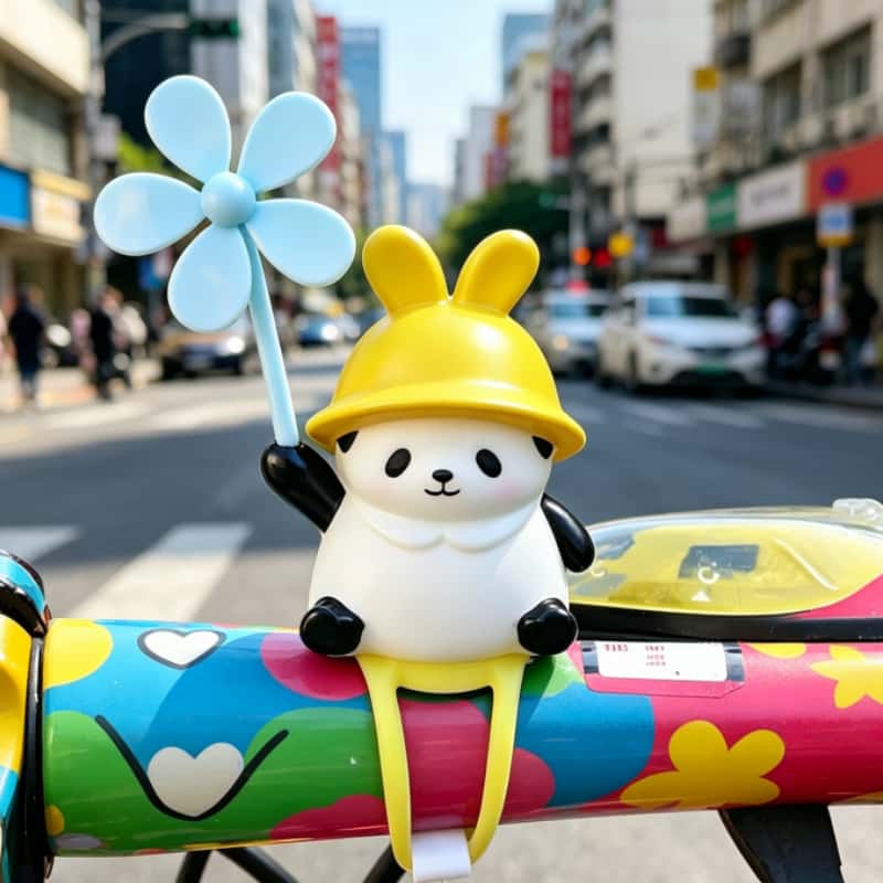 Xiaomi Cute Animal Windmills Electric Bike Ornaments - Unique Bicycle Decorations Riding Accessories