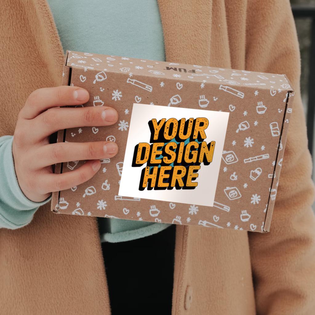 Custom Stickers Waterproof Custom Logo Labels Square Personalized Stickers for Wedding Baptism Party Company Logo Gift Packaging 5