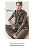 Women's Hooded Cashmere Knit Vest - Zippered, Sleeveless, Drawstring Cape for Autumn/Winter