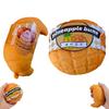 Push Bubble Pineapple Bun & Croissant Set – 2 Pack Stress Toys | Slow Rising Soft Decompression Dough | Anxiety For Skateboard
