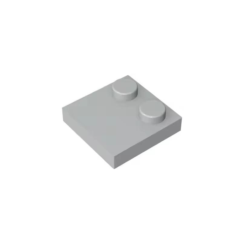 100pcs MOC Bricks Compatible Assembles Particles 33909 2x2 Half Edge 2 Bump Base Plat Building Blocks Parts Kid Toys